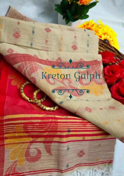 Pure khadi handloom saree