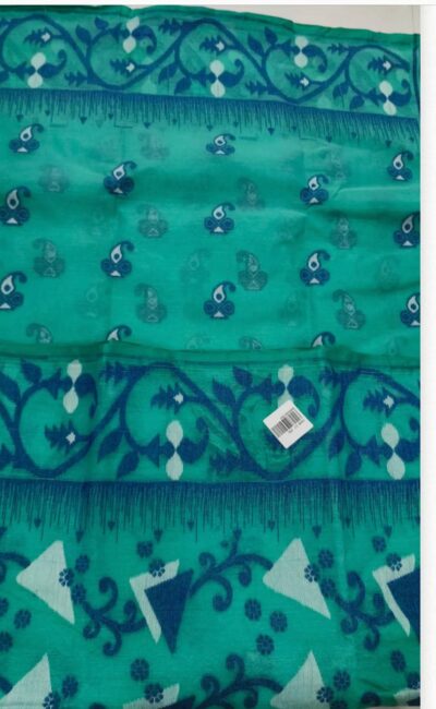 Handwoven cotton jamdani saree
