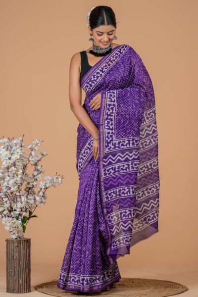 Chanderi Silk saree