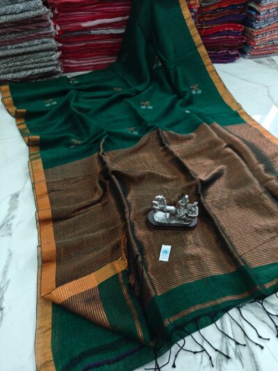 Pure Linen Saree (no khadi mix)