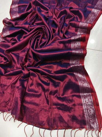 Traditional South Indian Tissue Cotton Saree