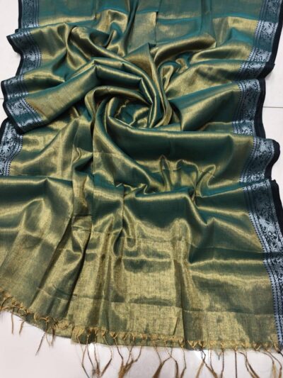 Traditional South Indian Tissue Cotton Saree