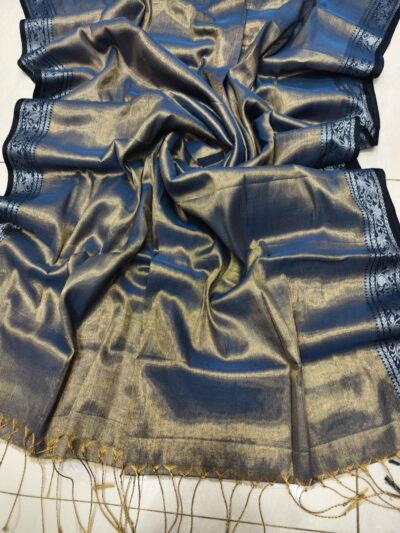 Traditional South Indian Tissue Cotton Saree